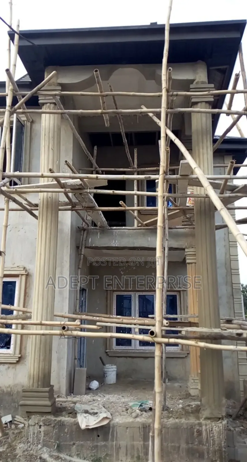 Pillars, Windows Fence, Screeding Etc