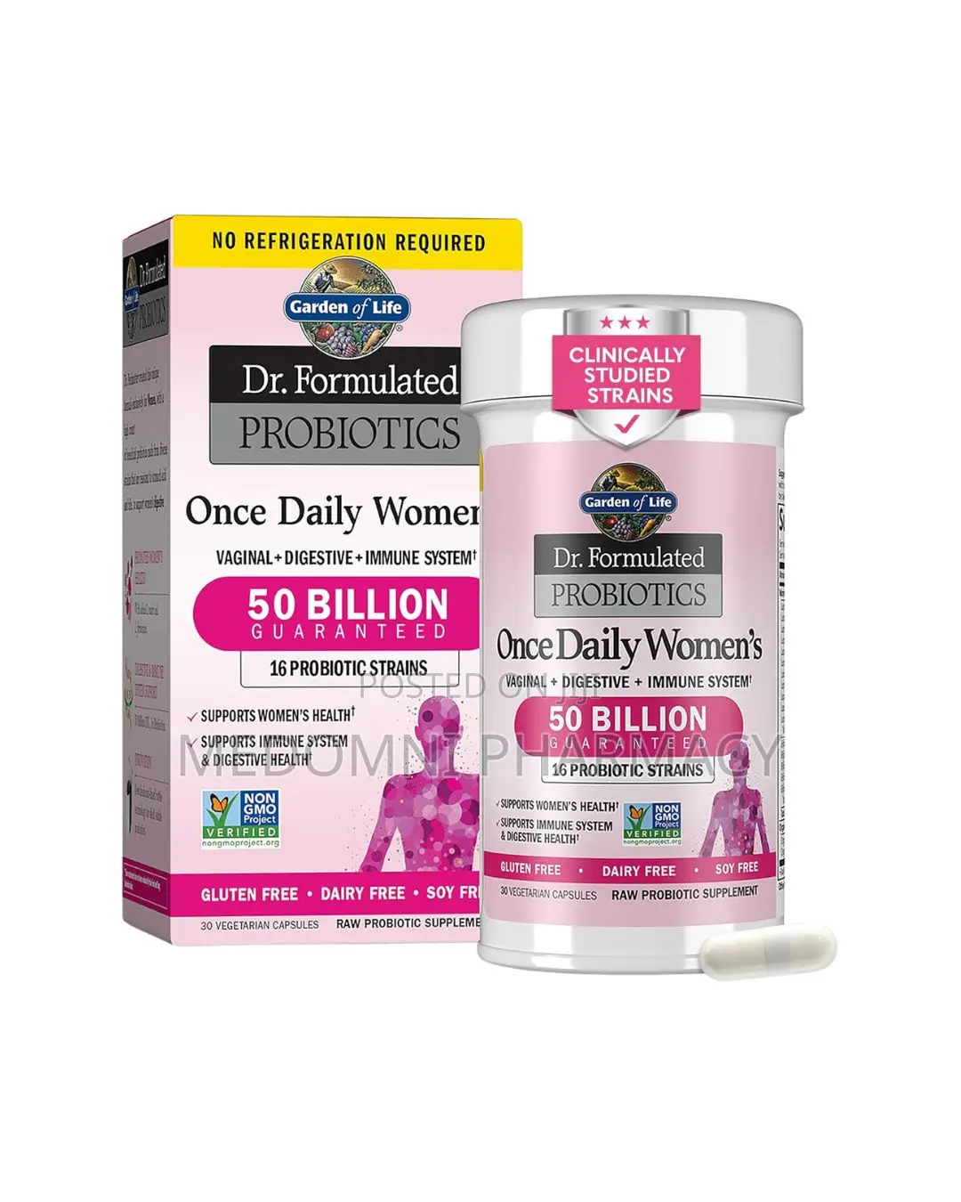 Garden of Life Women’S Probiotics – 50 Billion Cfu (30 Caps)