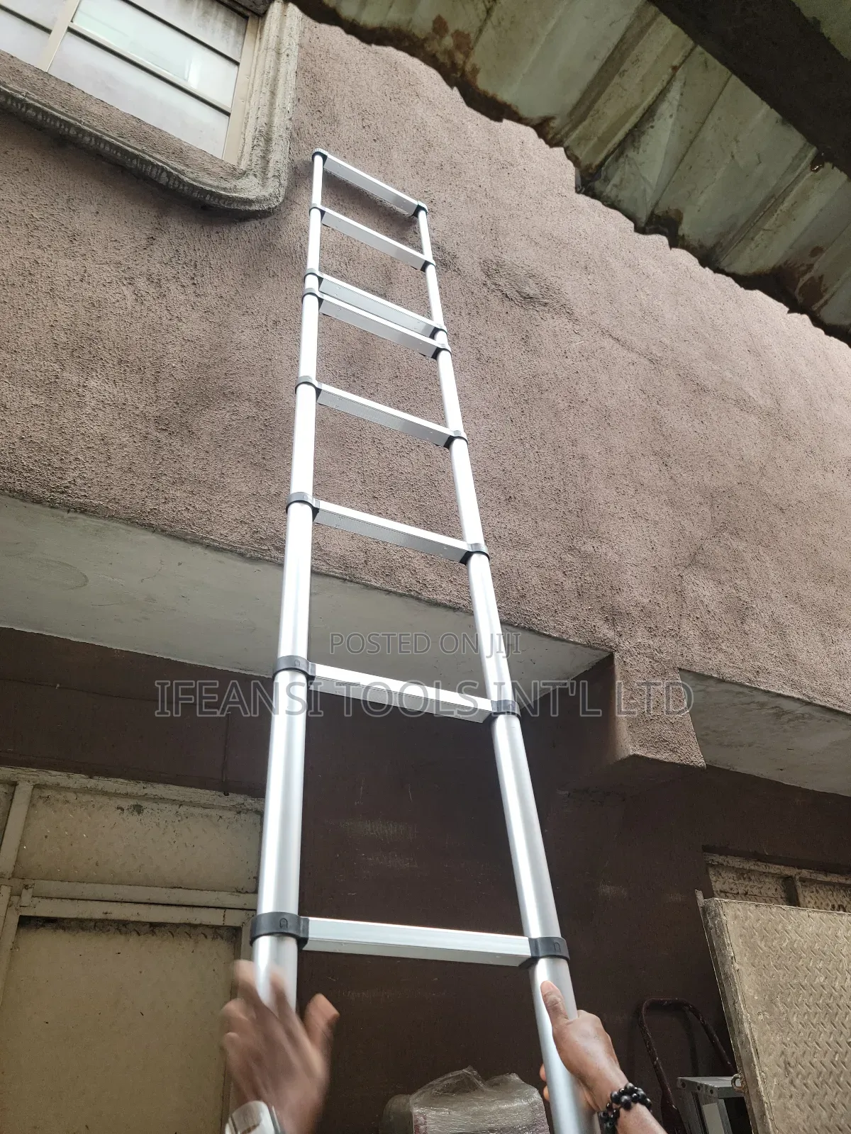 Telescopic Ladder Aluminum 2.8m 5.1m