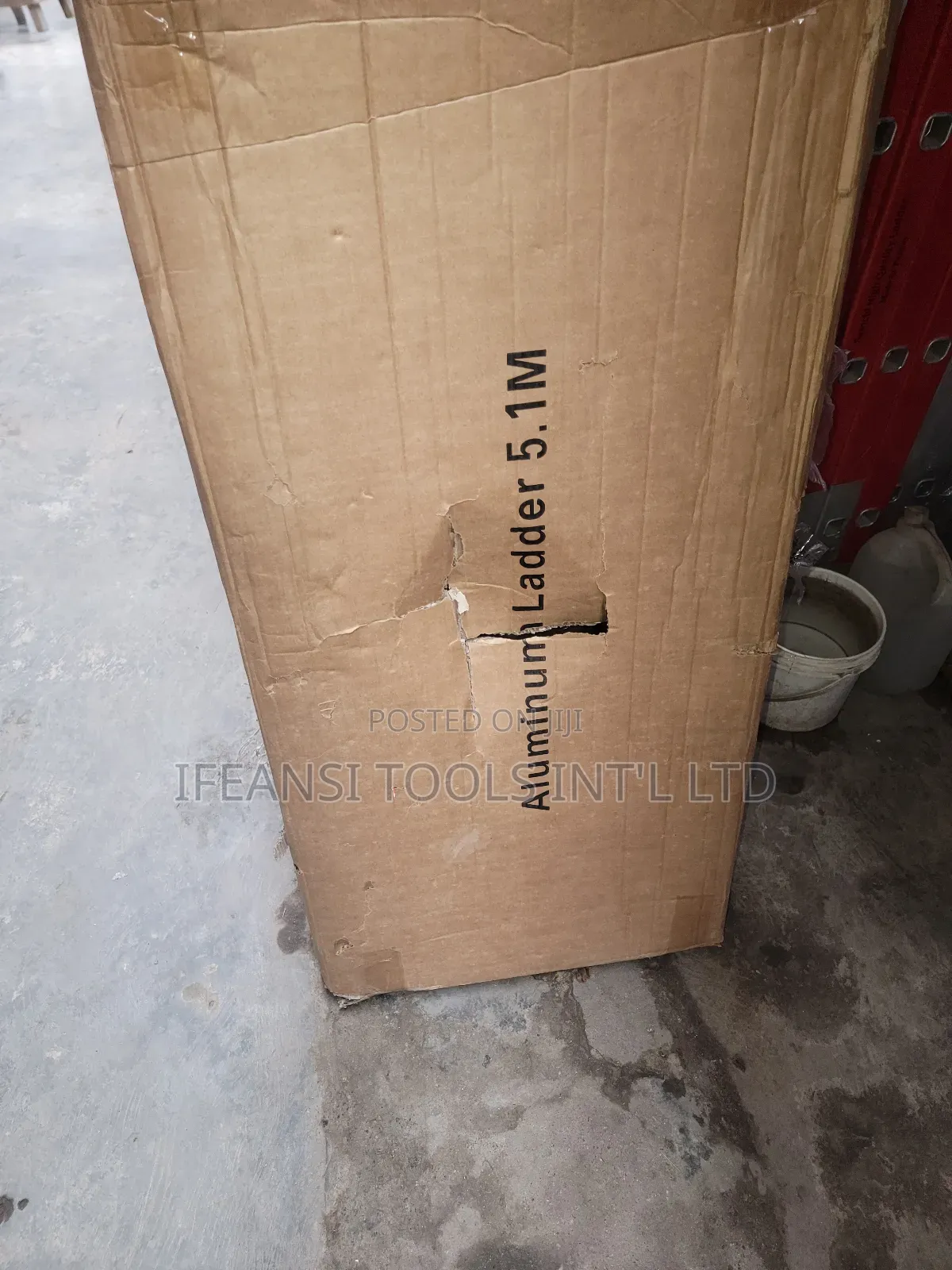 Telescopic Ladder Aluminum 2.8m 5.1m