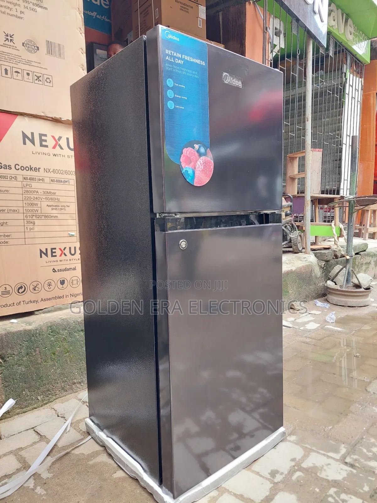 Midea Double Door Fridge 200litrs