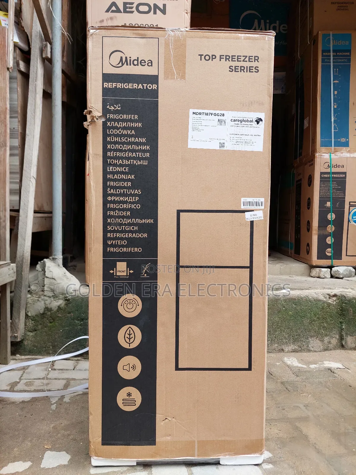 Midea Double Door Fridge 200litrs