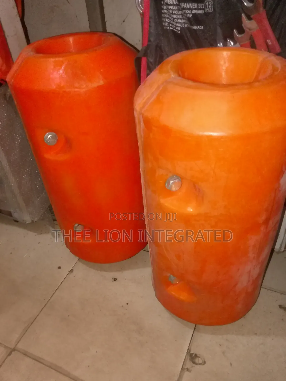 Orange Pipe Floater/a Pipe Buoy