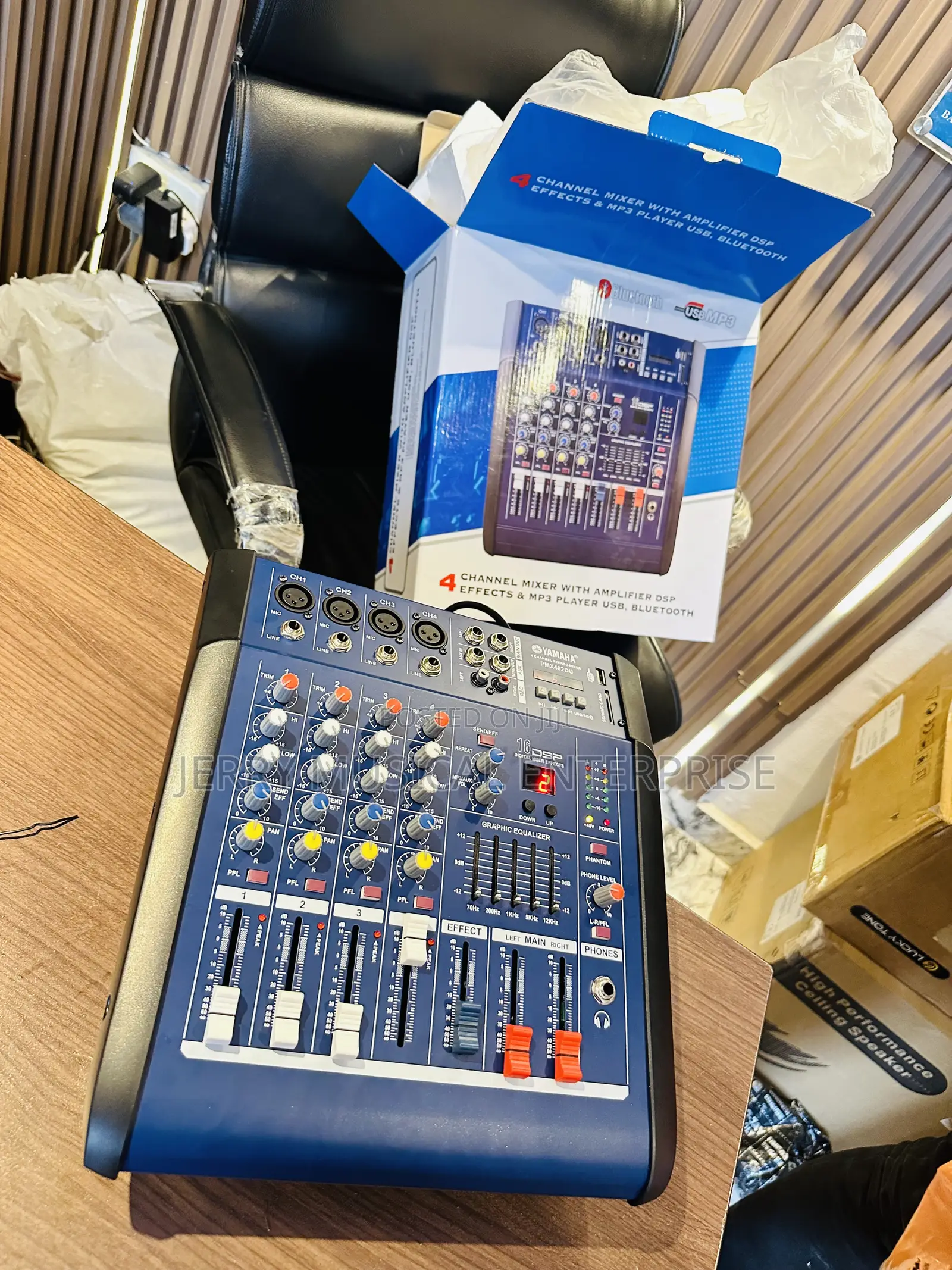 4channel Powered Mixer With Bluetooth And Usb