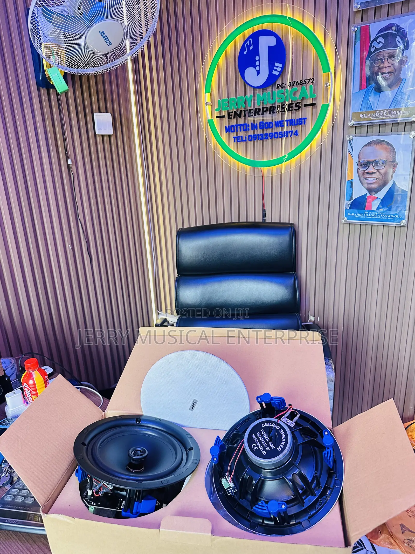 50watts Frameless Ceiling Speakers With Woofer