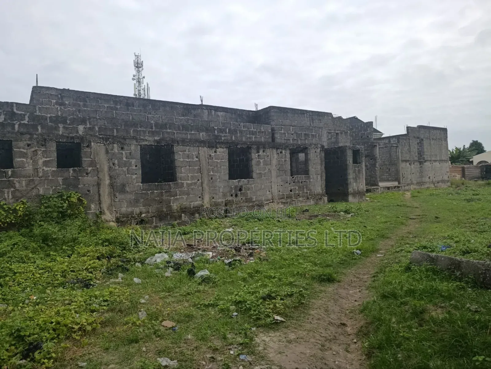 4 Plots With Uncompleted Warehouse on It at Oribanwa, Lakowe for Sale