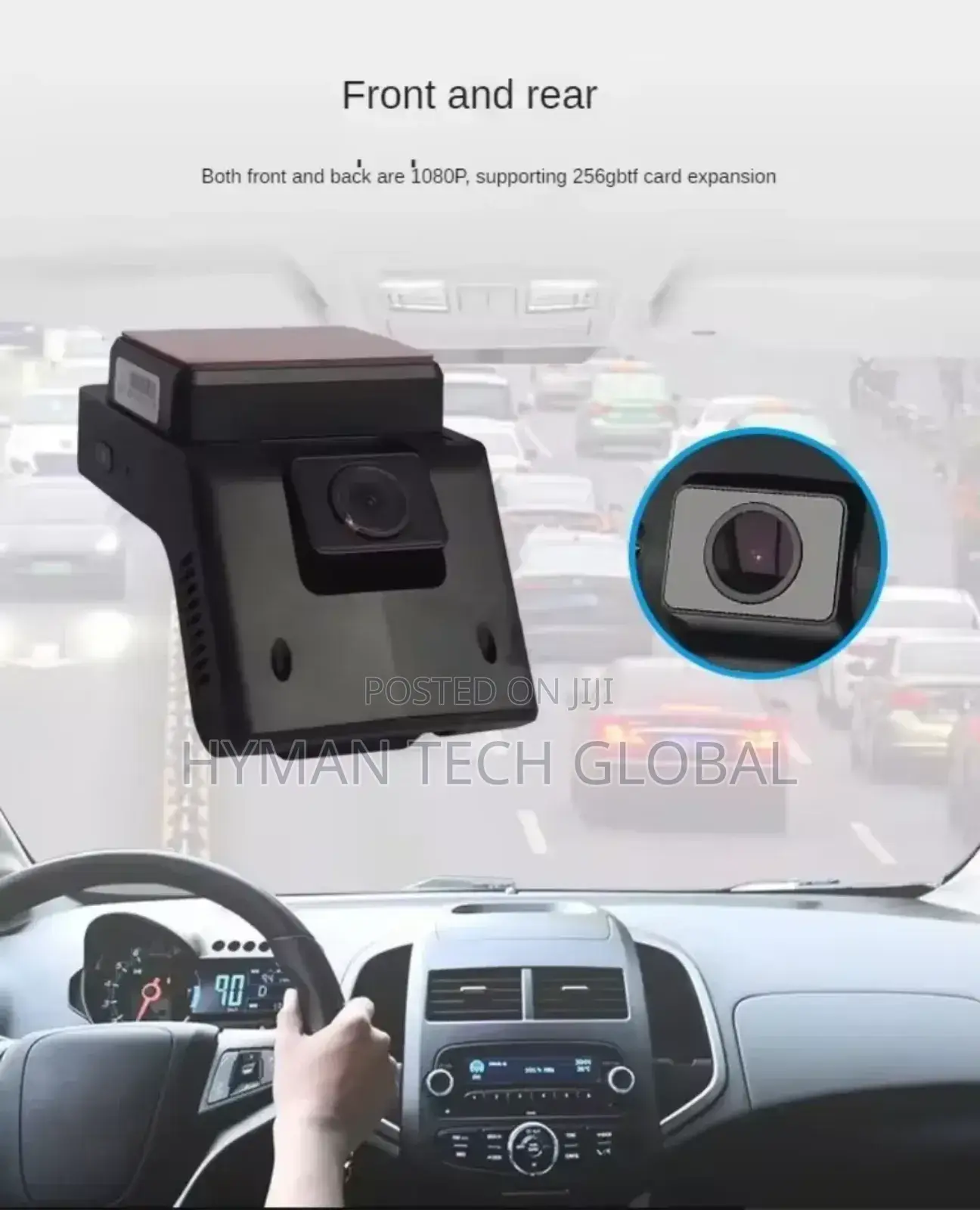 4g Vehicle Dashcamera With Front and Real Camera GPS Video, Tracking