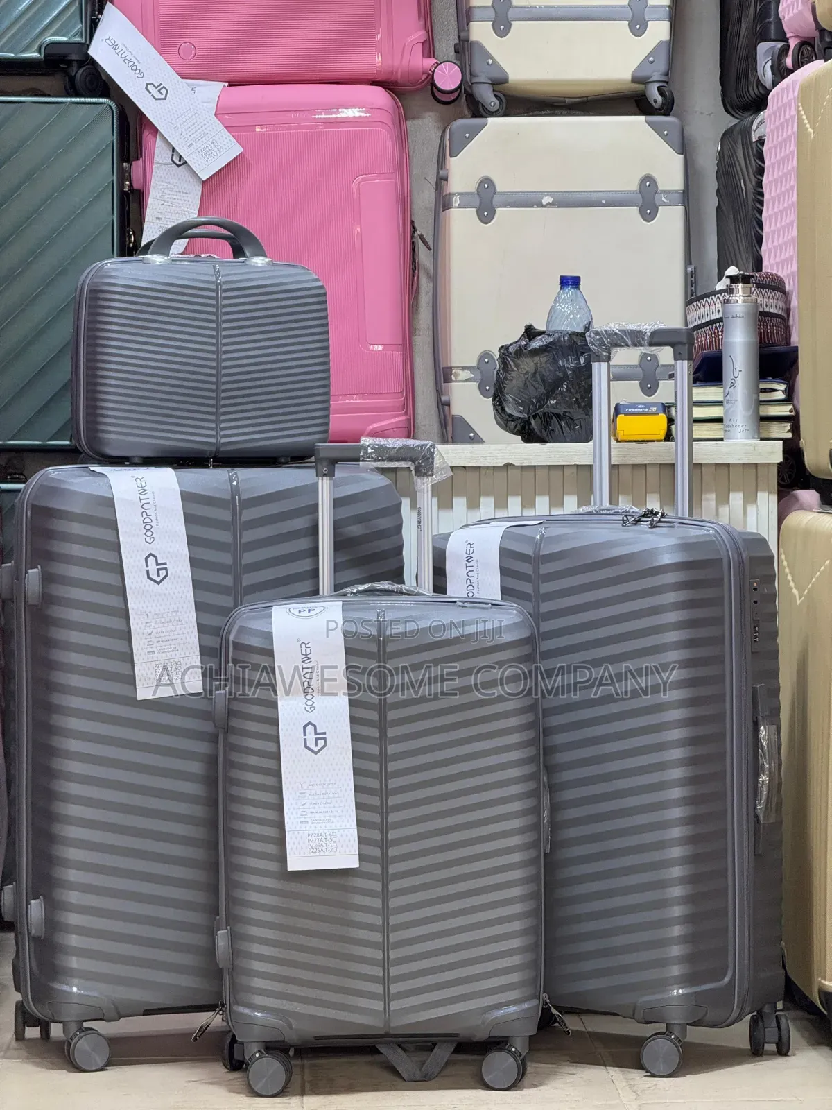 Set Of 3 Big Range Unbreakable Rubber Luggage