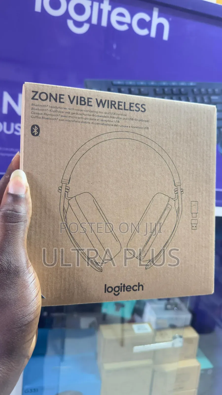 Logitech Zone Vibe Wireless Bluetooth Headphones