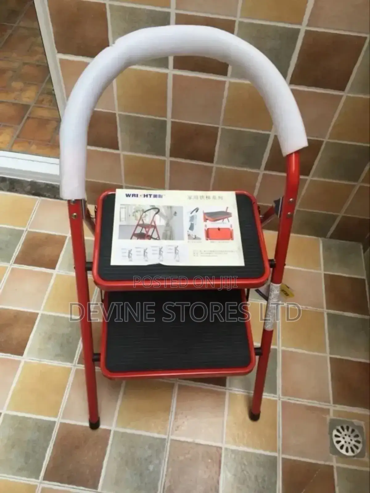 2 Steps Aluminum Kitchen Ladder