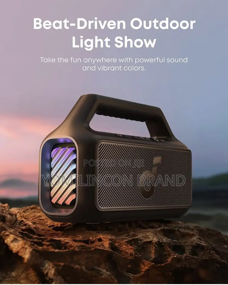 Soundcore Boom 2 by Anker, Outdoor Speaker, 80w, Subwoofer,