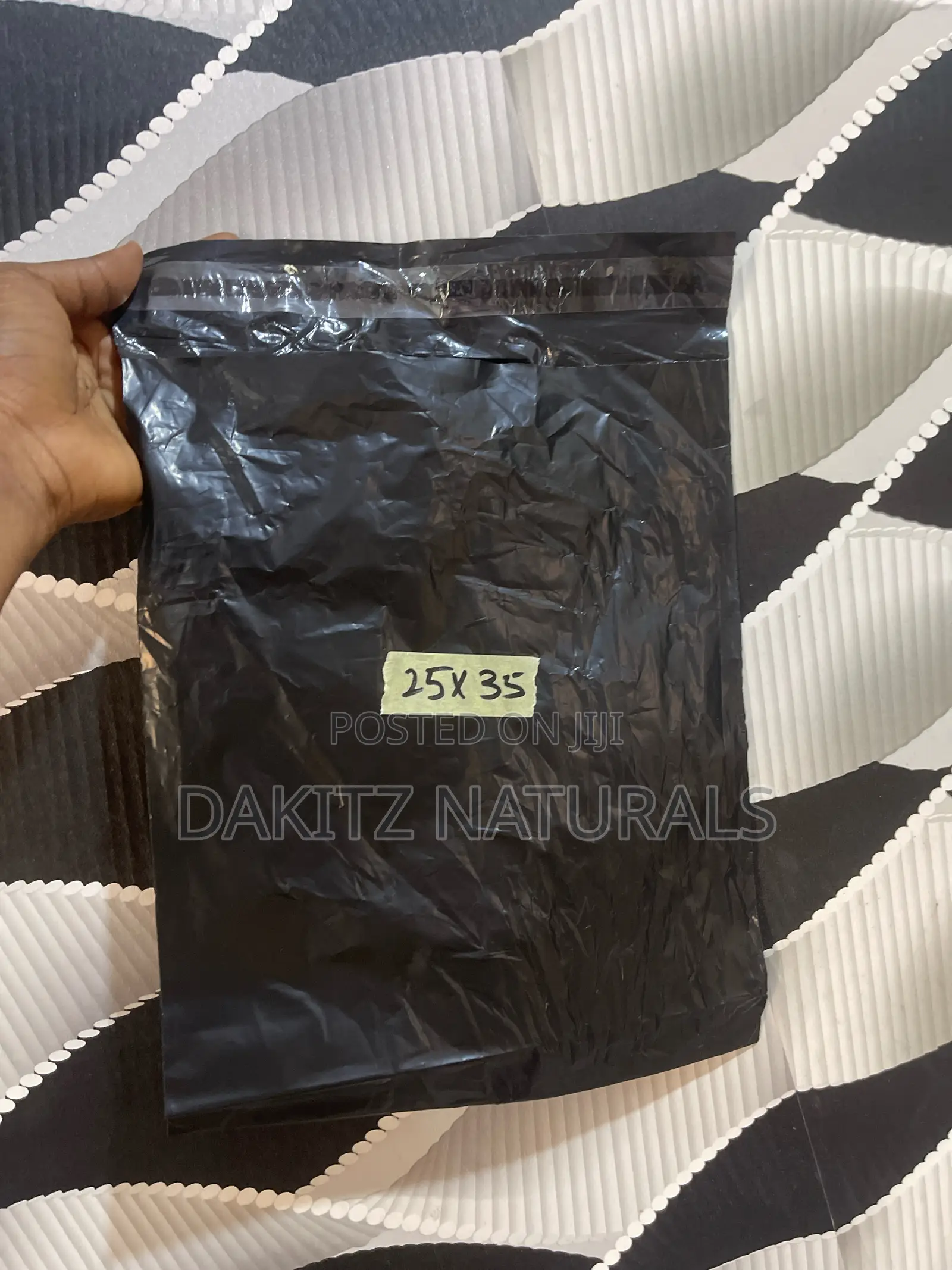 Mailer Bags Black 25x35cm Courier Mailing Bags 100pcs