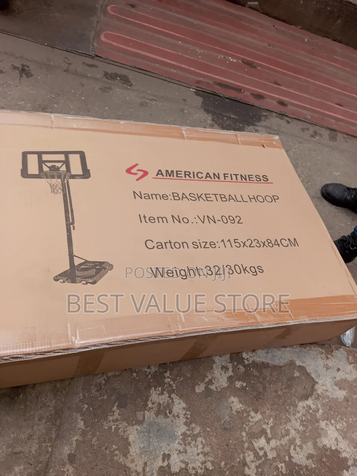 American Fitness Fiber Basketball Stand