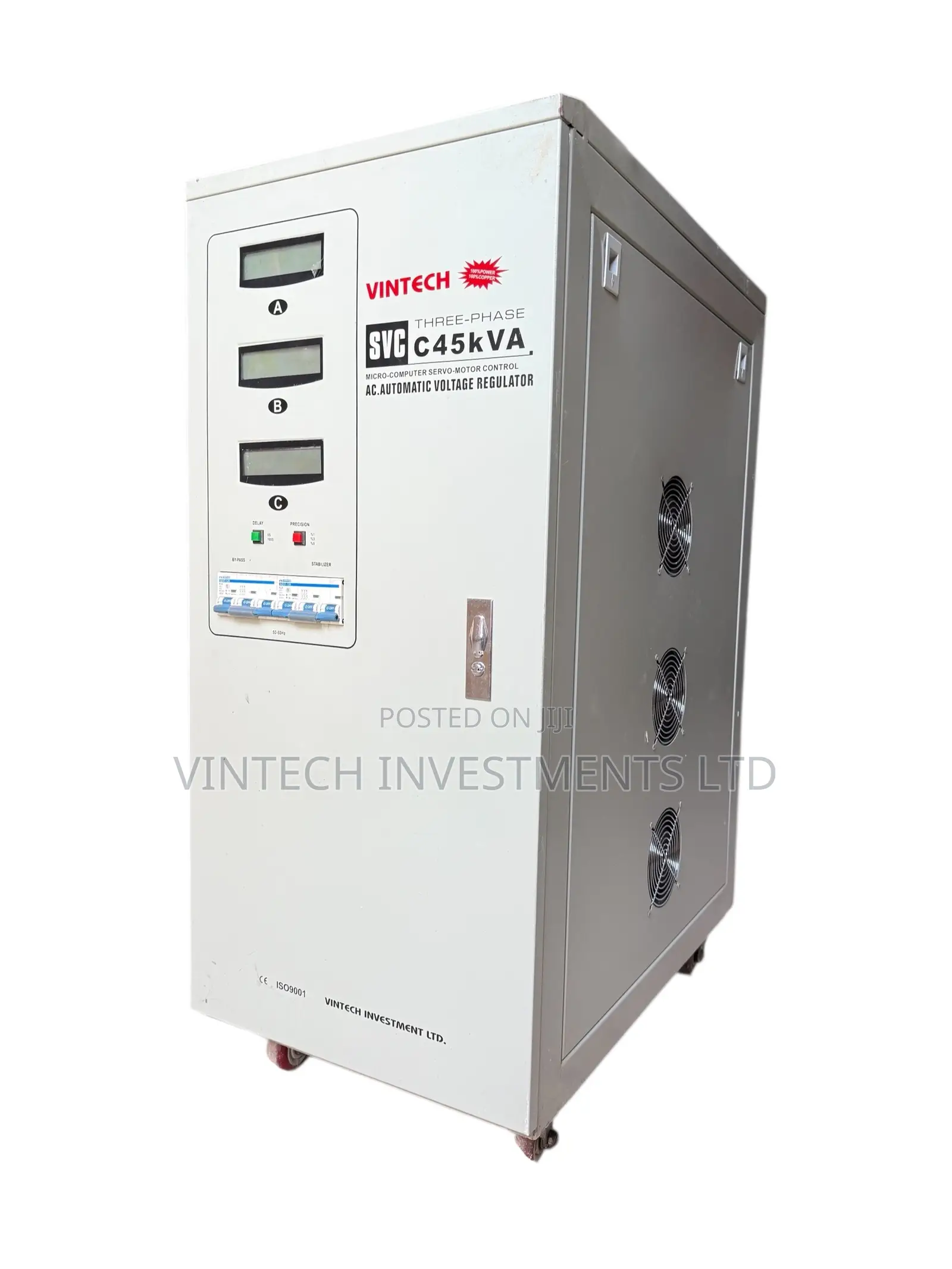 Vintech 45kva Industrial Svc Stabilizer For Industrial & Residential
