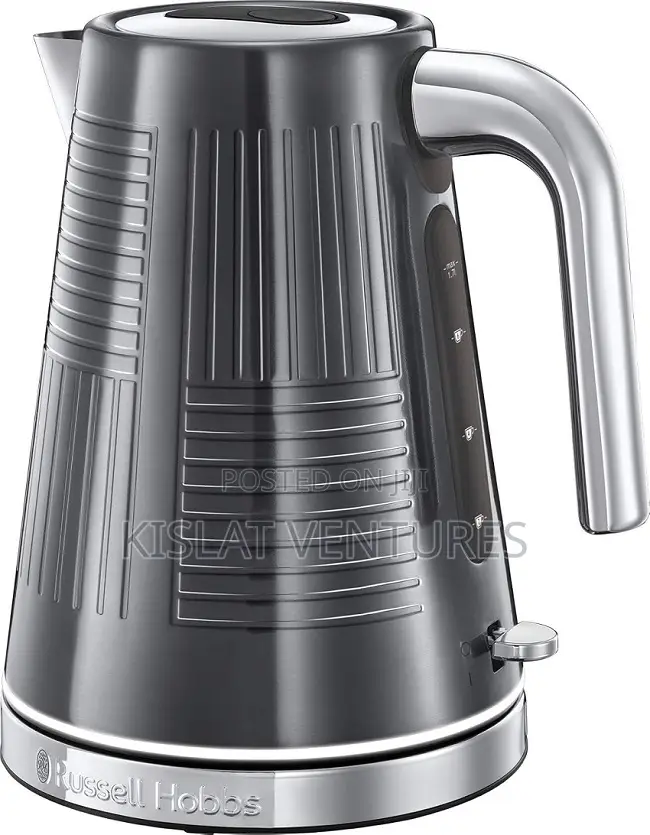Russell Hobbs Geo Steel 2 Slice Toaster and Kettle Set