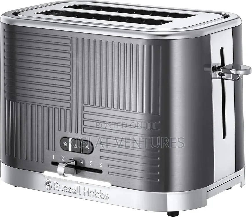 Russell Hobbs Geo Steel 2 Slice Toaster and Kettle Set
