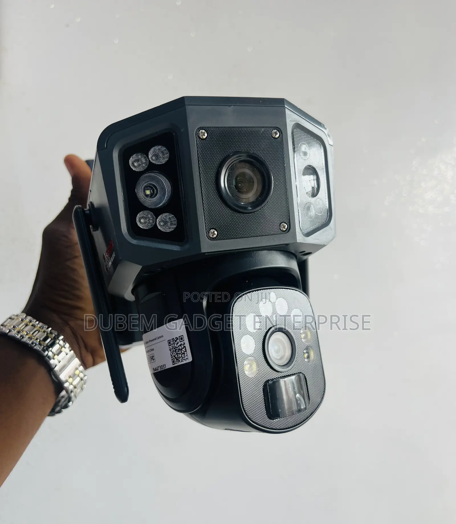 Wireless Smart Solar Camera Triple Lens