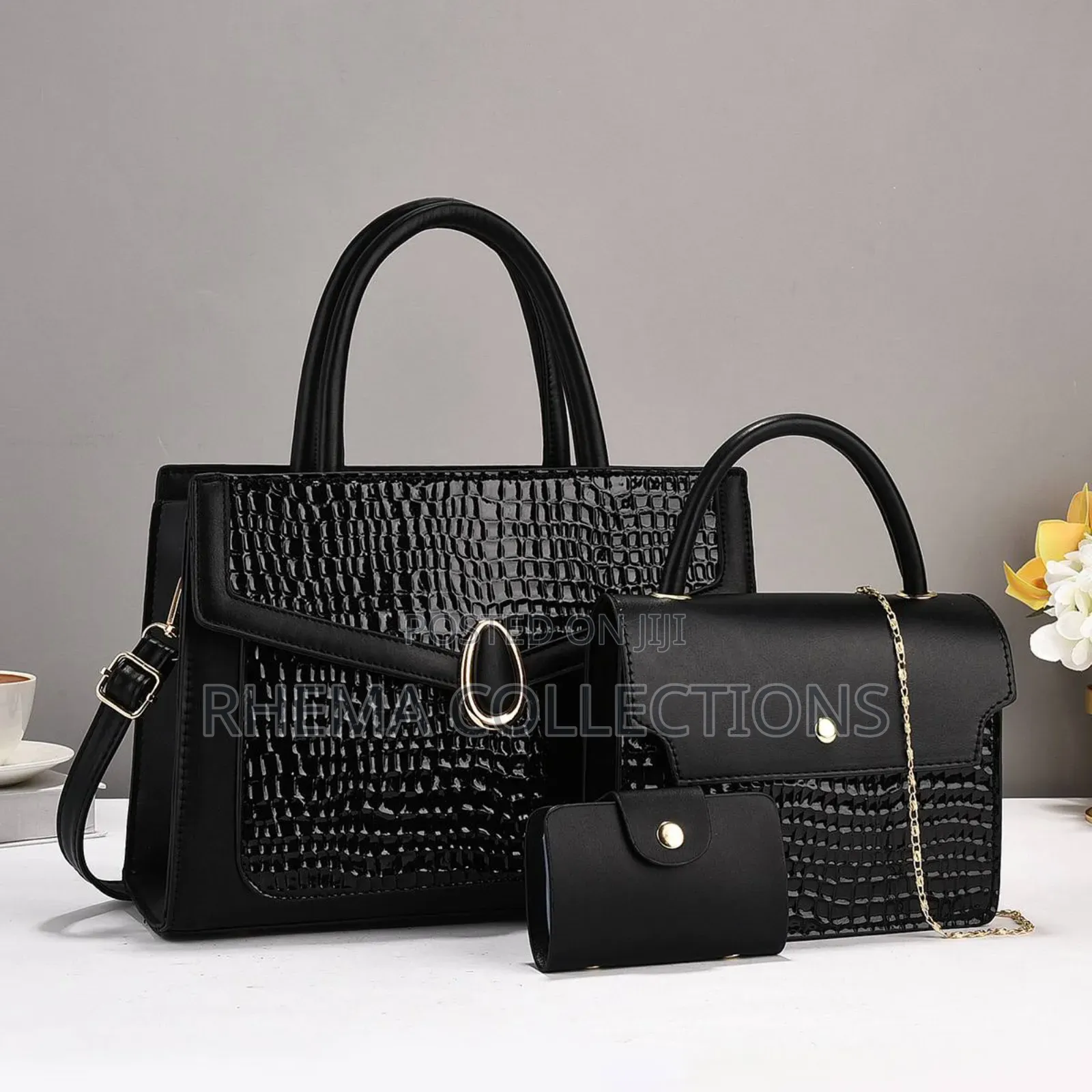 3pcs Classic Luxury Quality Leather Bag