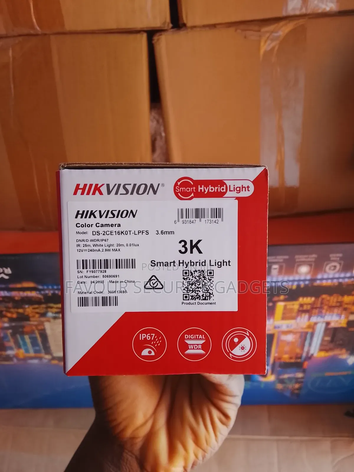 Hikvision Smart Hybrid 2mp Outdoor Camera