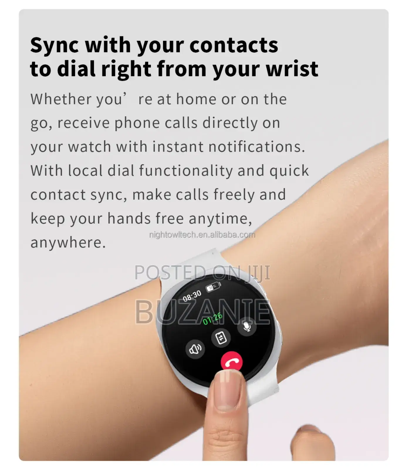 Hd8mini Watch 8 Look Smartwatch Health Tracker Amoled Watch