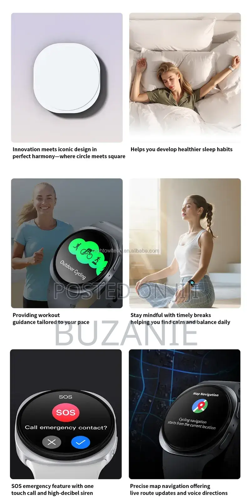 Smartwatch – Waterproof, Bluetooth Calling Heart Rate Fitness Tracke