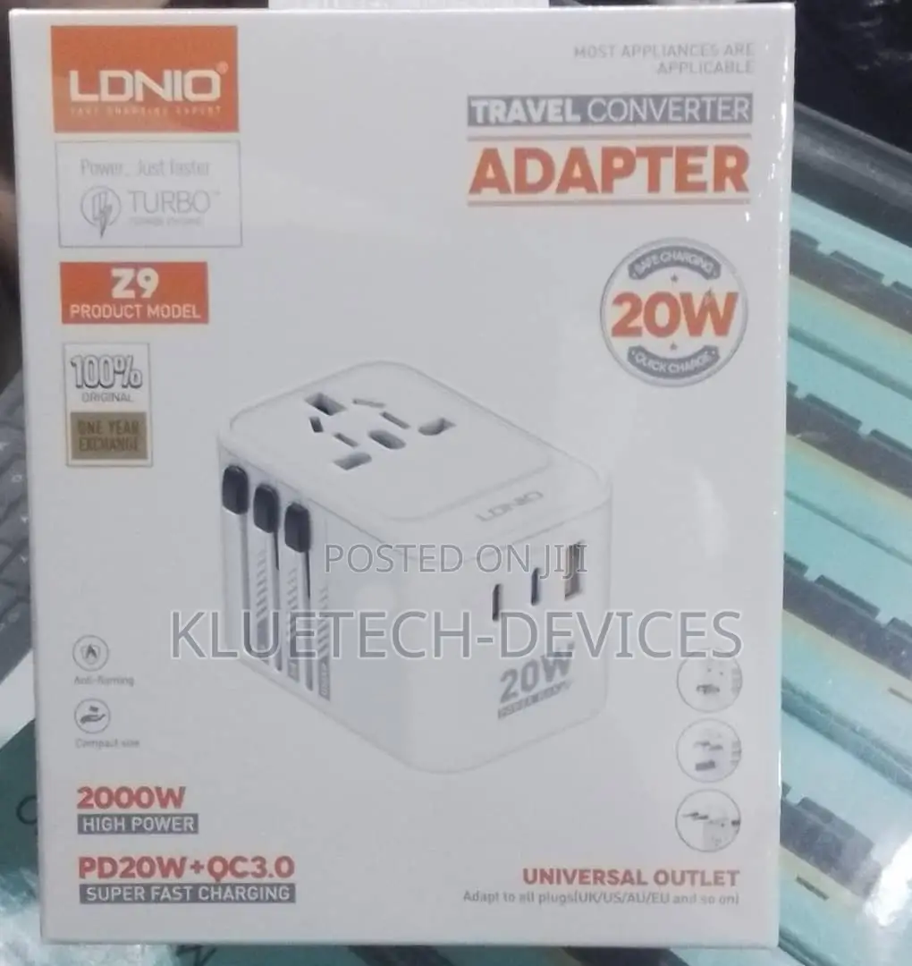 3 Usb Ports 65w Gan Travel Adapter Z6