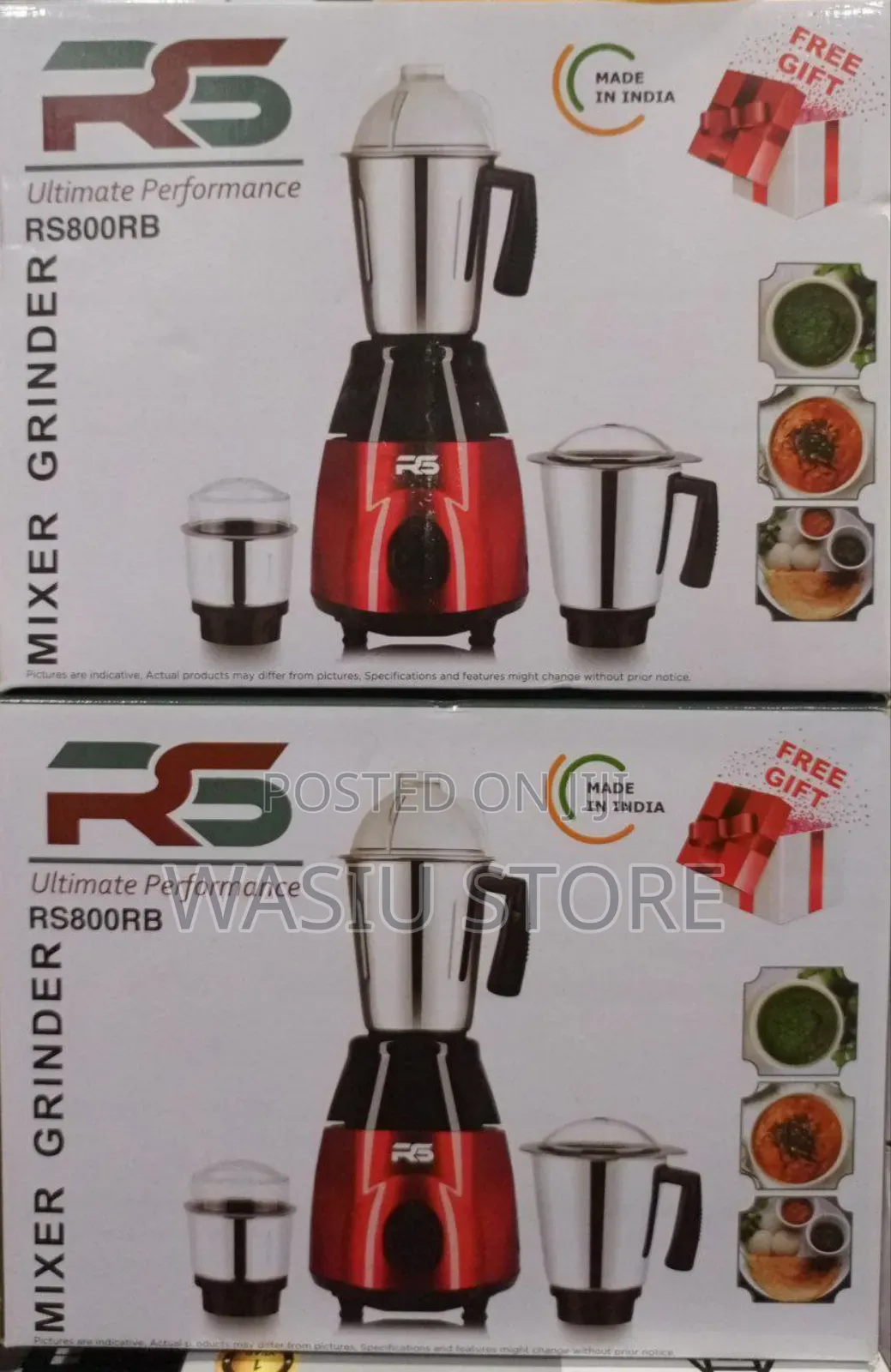 Rs Ultimate Performance Mixer Grinder, Model Rs800rb