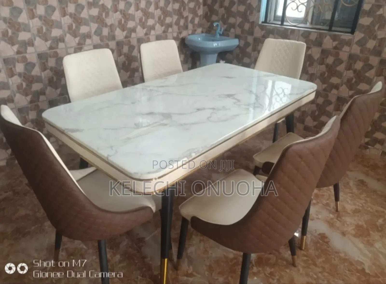 Italian Dinning Six Seater Set