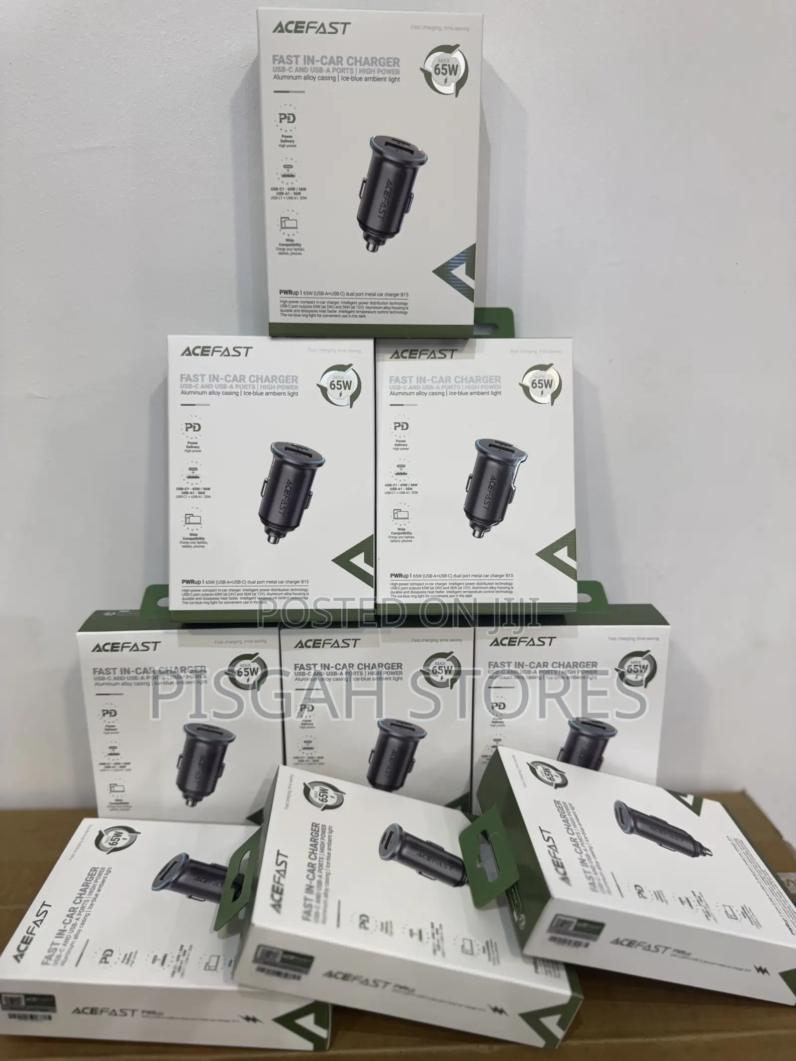 Acefast 65watts Fast-in-Car Charger