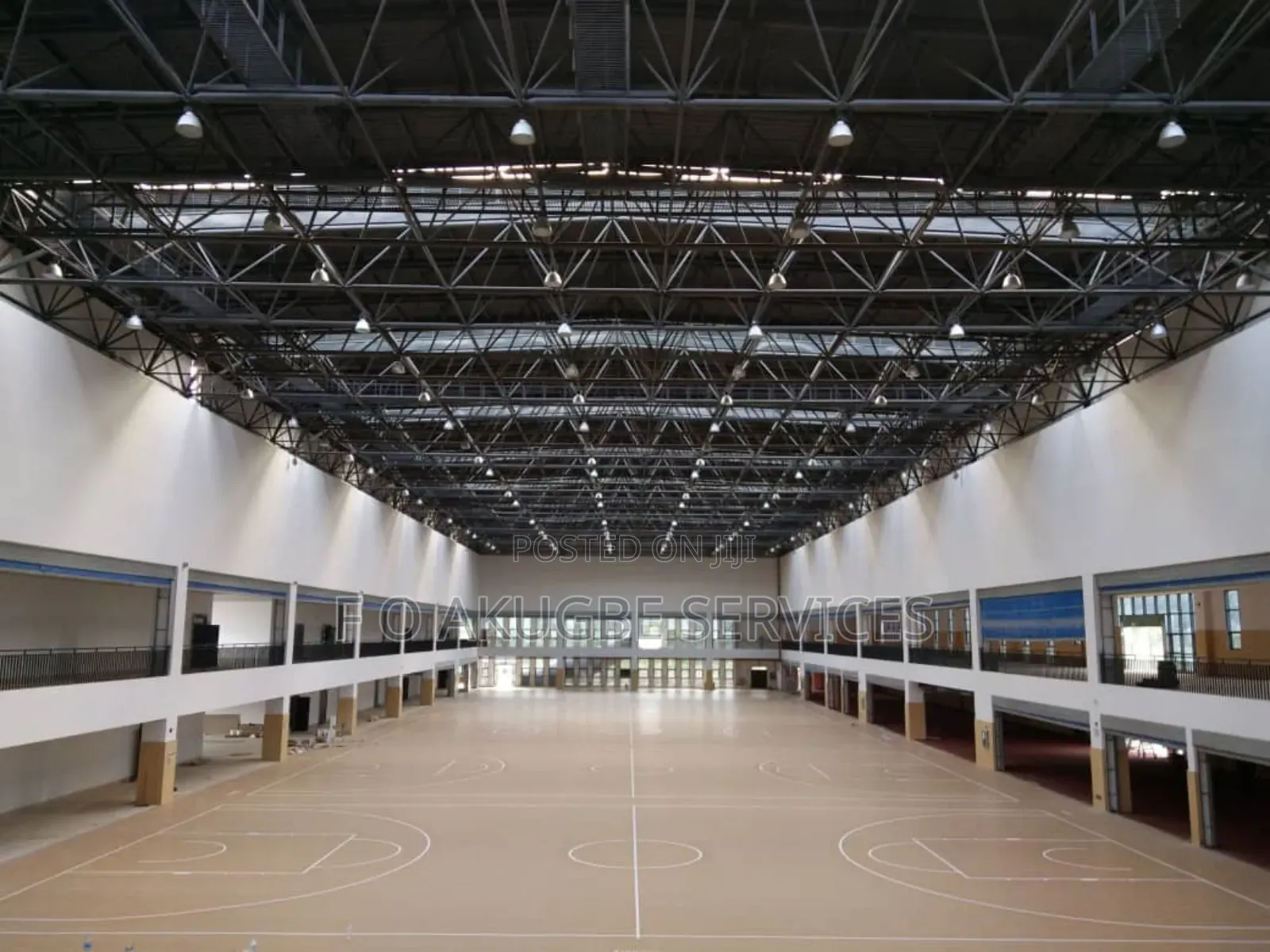 Basketball and Long Tennis Court Construction