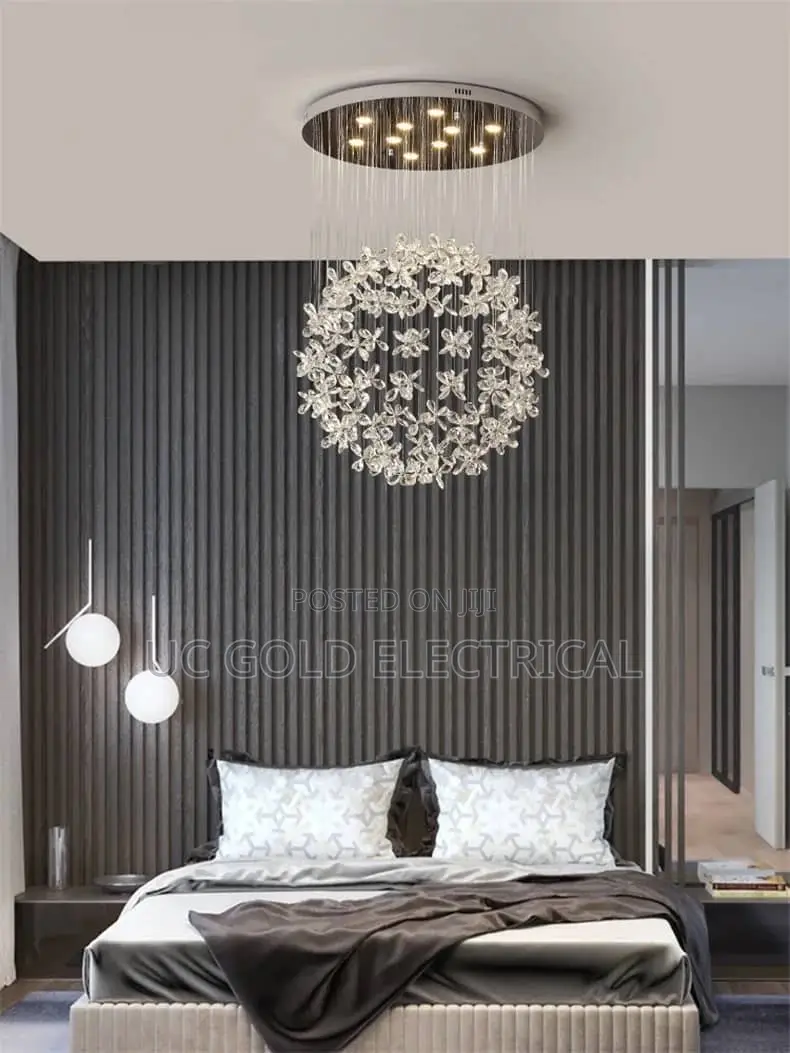 Modern Ceiling Bedroom Chandelier Living Room Crystal Light Luxury