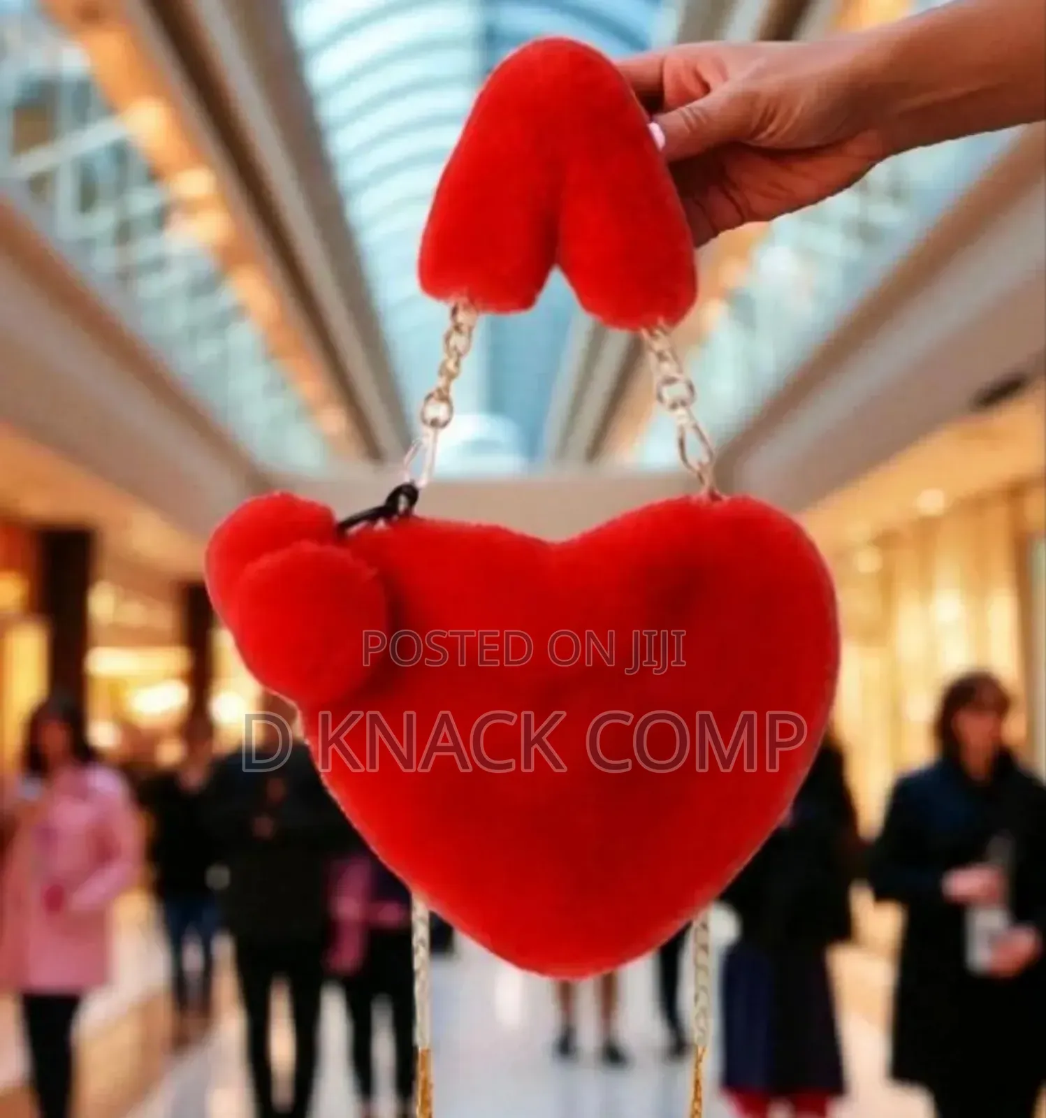 Love Handbag Shoulder Bag Crossbody Bag Wallet Red