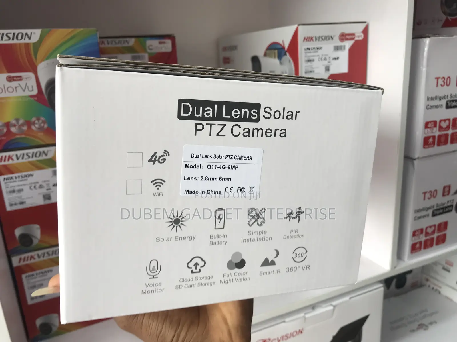 6mp Dual Lens Solar Ptz Camera Q11