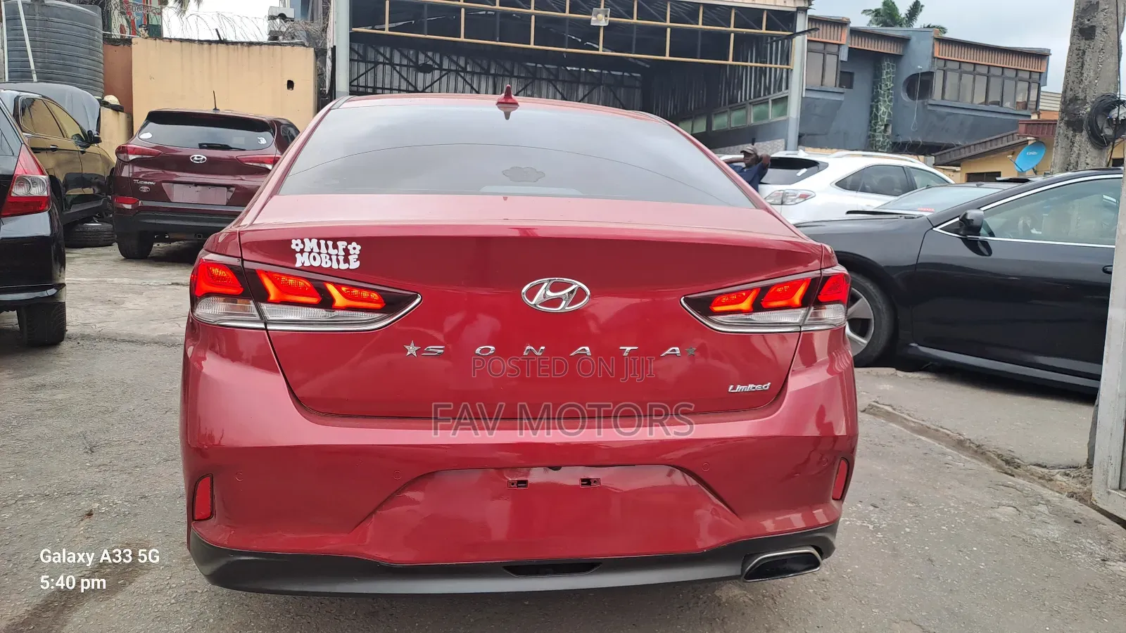 Hyundai Sonata Limited 2.0T Plus 2018 Red