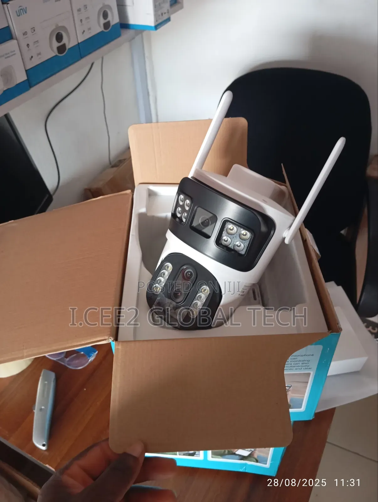 Solar Ptz Dual Lens Camera