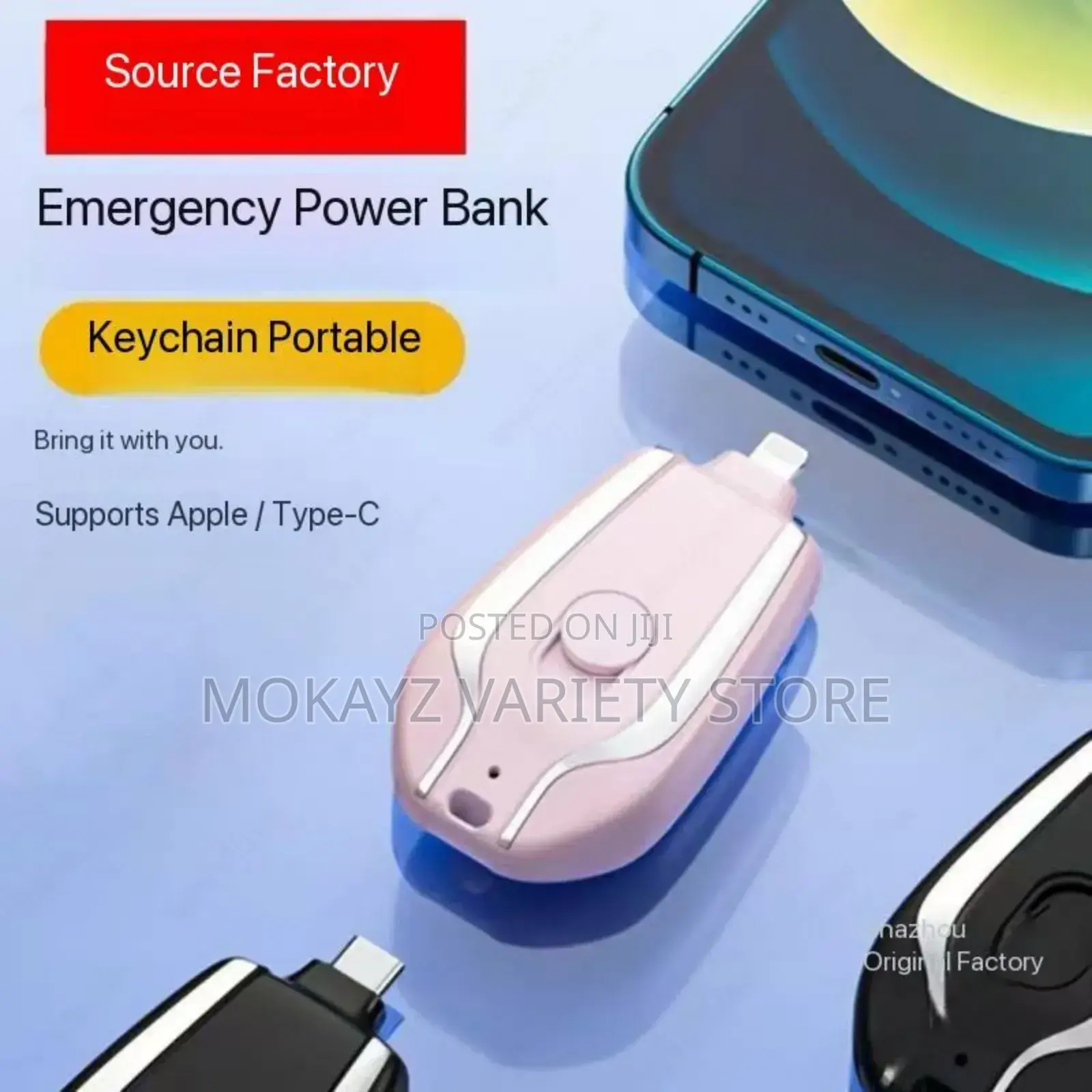 Mini New Power Pod Keychain Emergency Charger