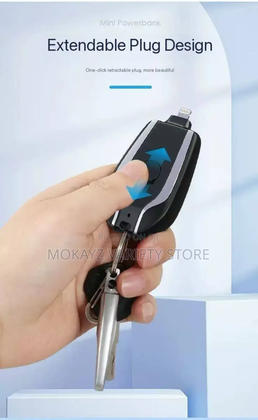 Mini New Power Pod Keychain Emergency Charger