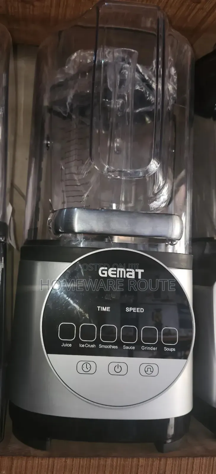 Gemat 2200w Professional Sound Proof Blender With Touch Screen