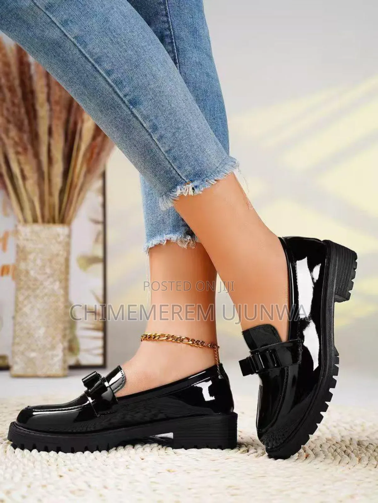 Patent Leather Chunky Sole