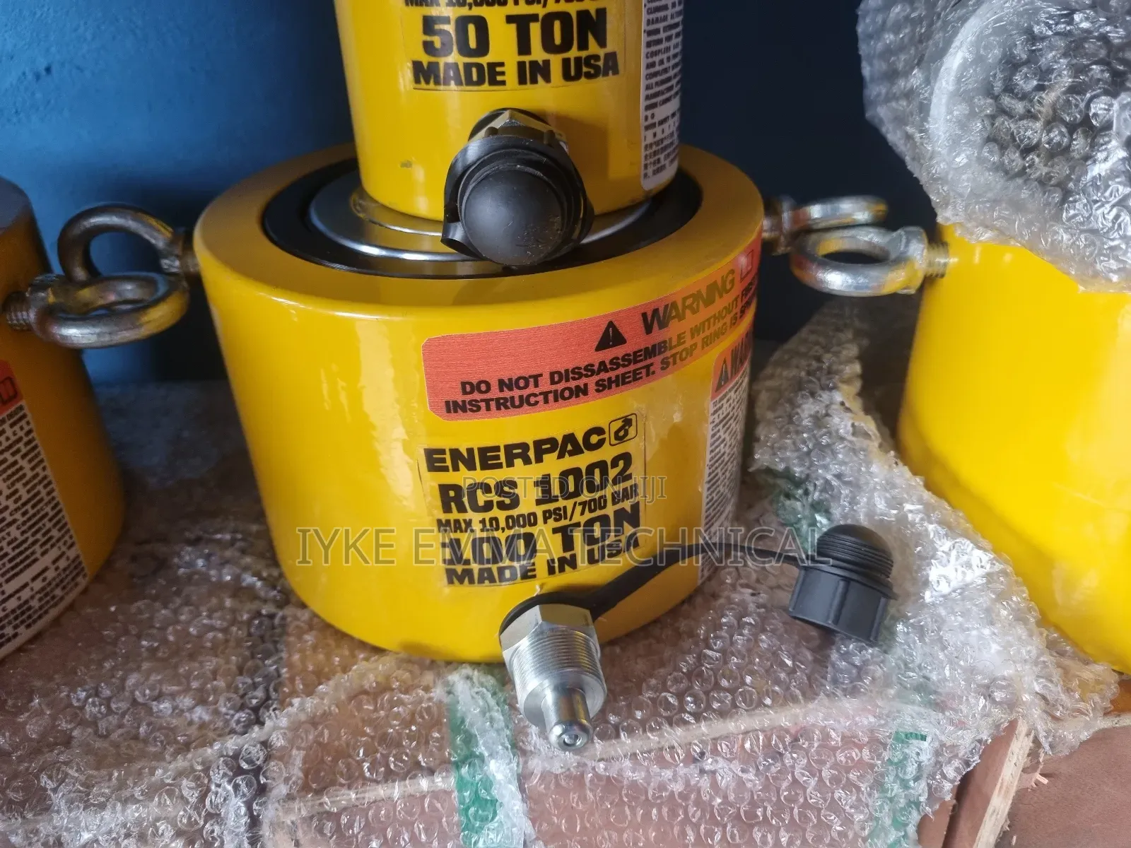 RCS 1002 Hydraulic Jack 100 Ton Enerpac Heavy Duty