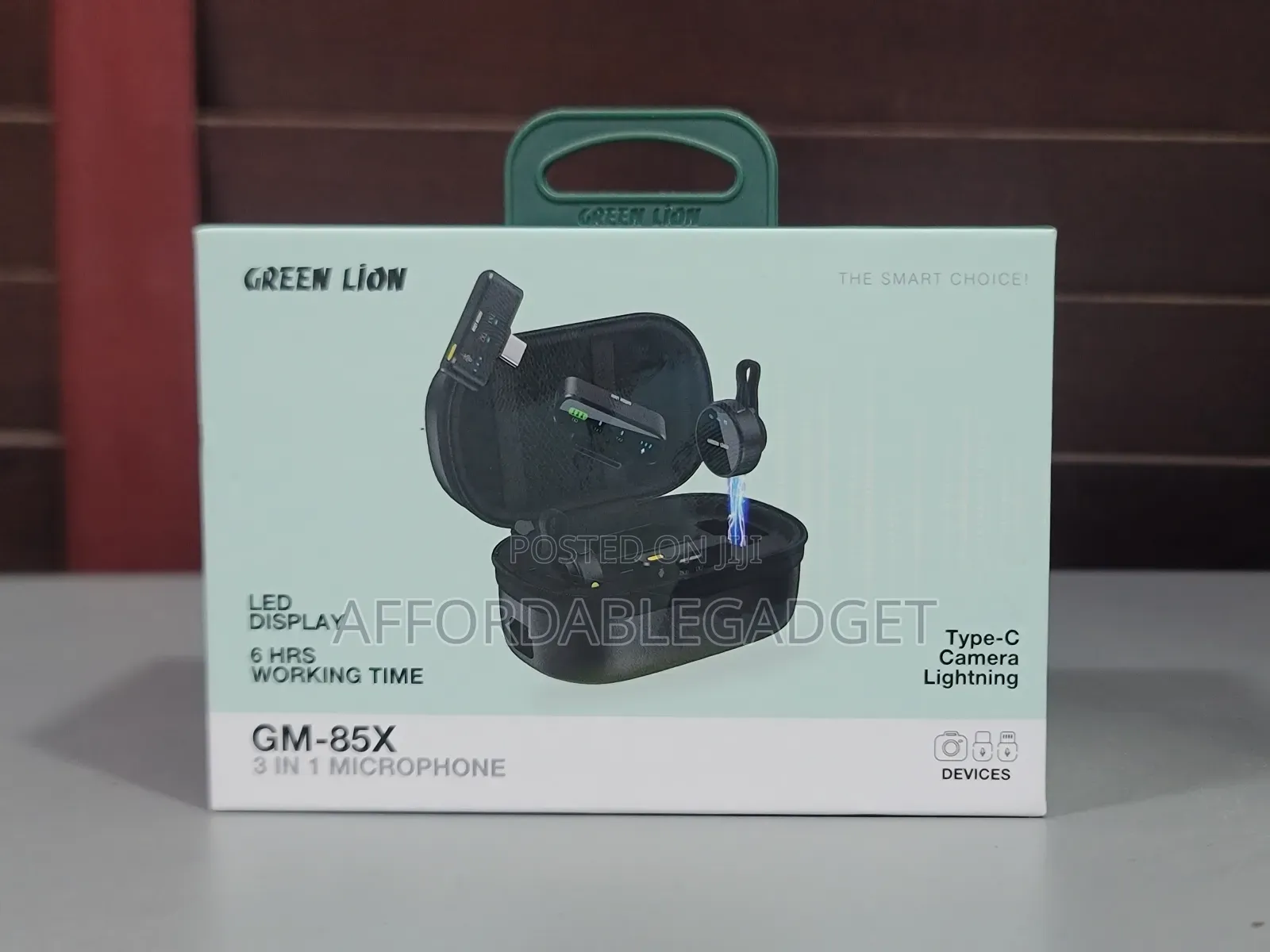 Green Lion Magnetic Wireless Mic With Good Noise Cancellation