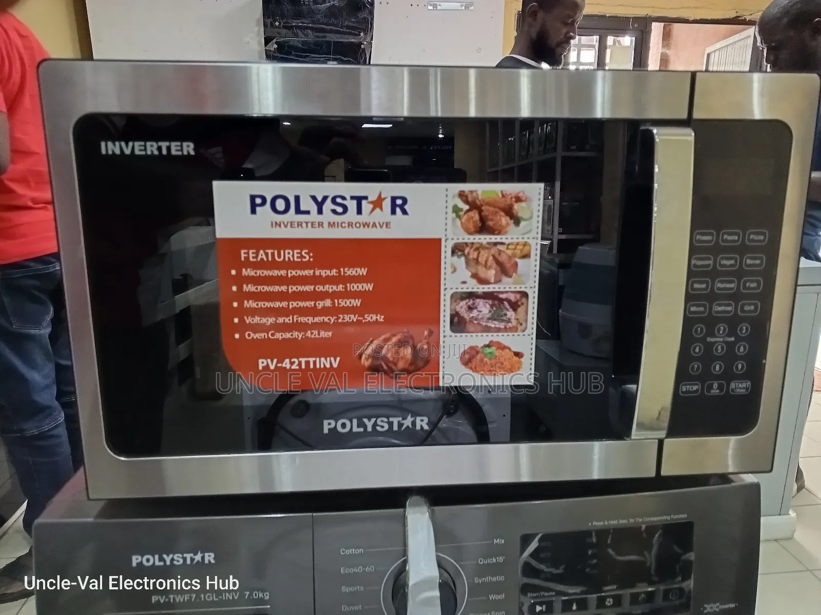 Polystar 42l Inverter Microwave Oven