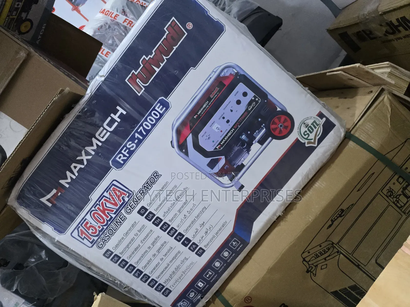 Come I Have Maxmech Petrol Generator 15kva 100% Copper Coil