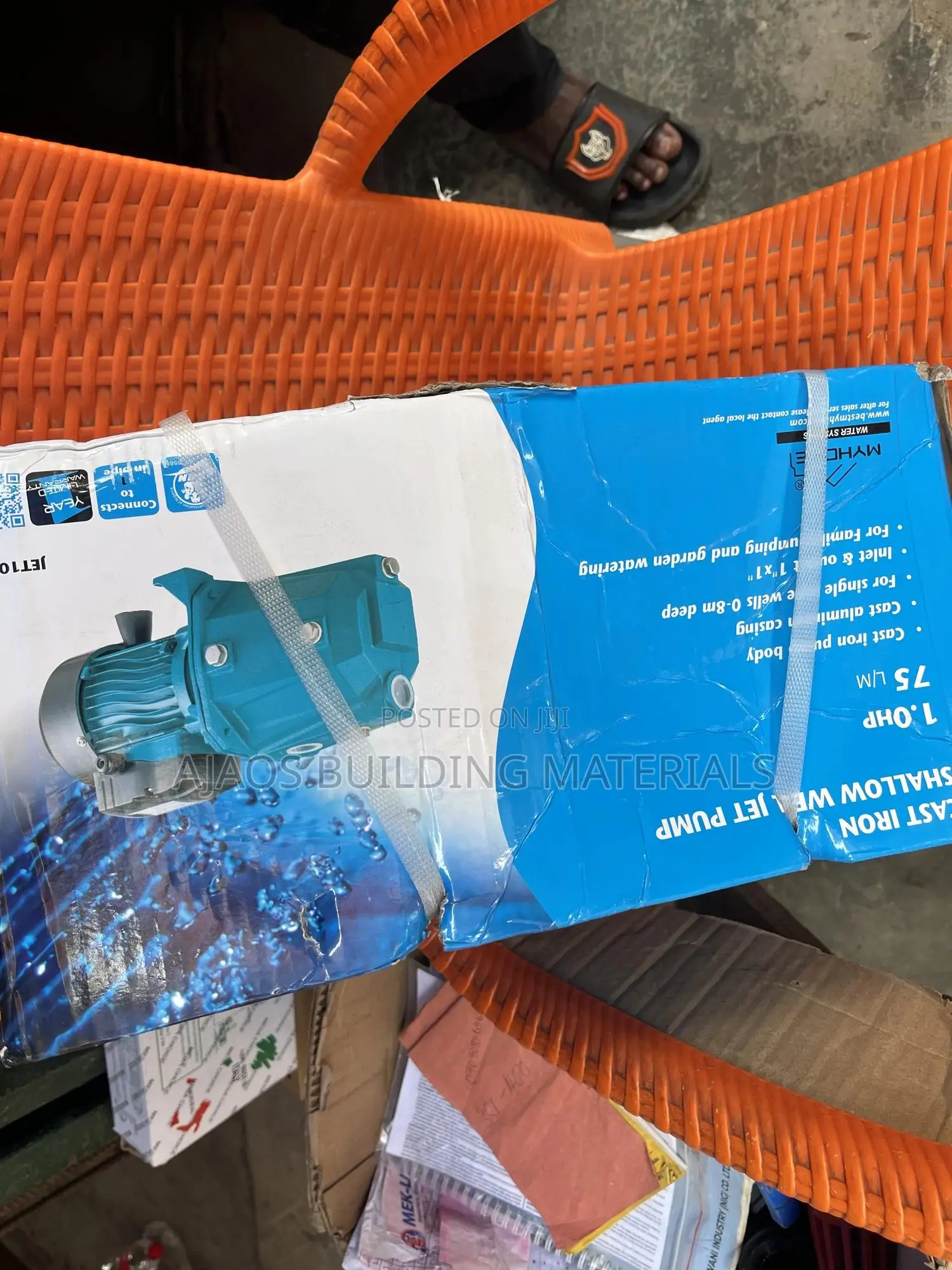 Water Pump 1.0hp 75l/M