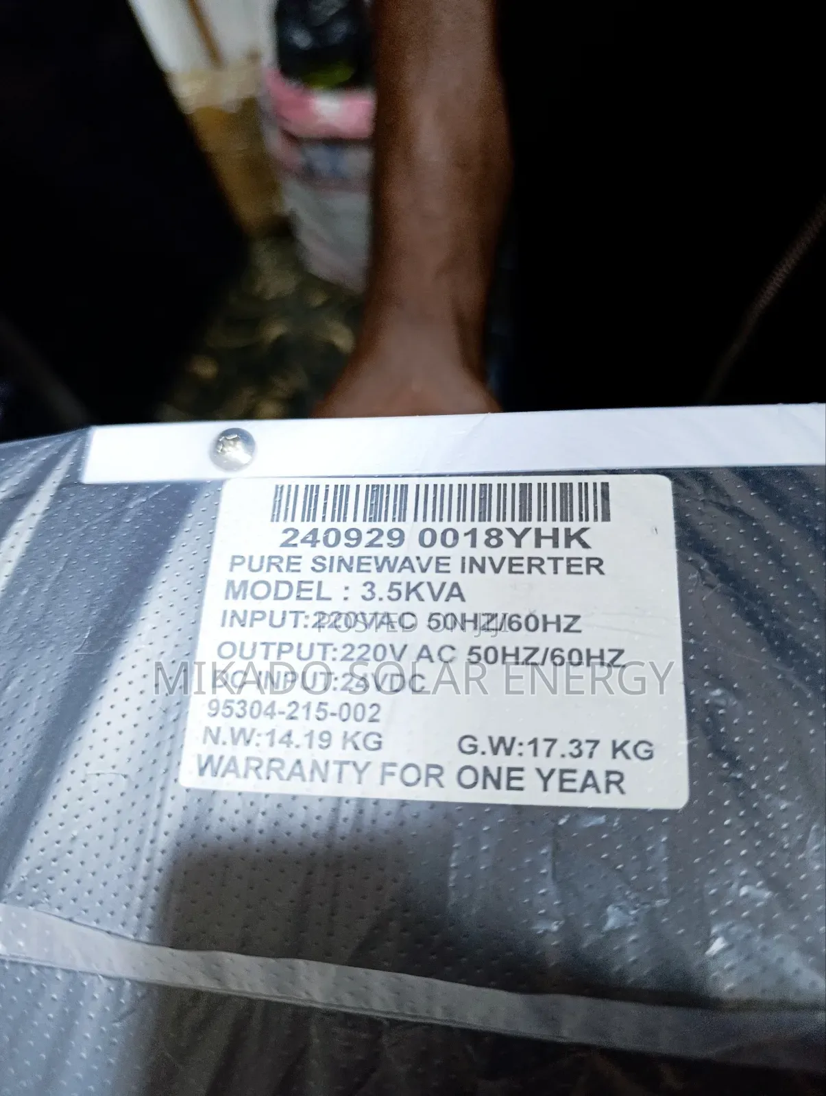 Yohako 3.5kva 24v Inverter