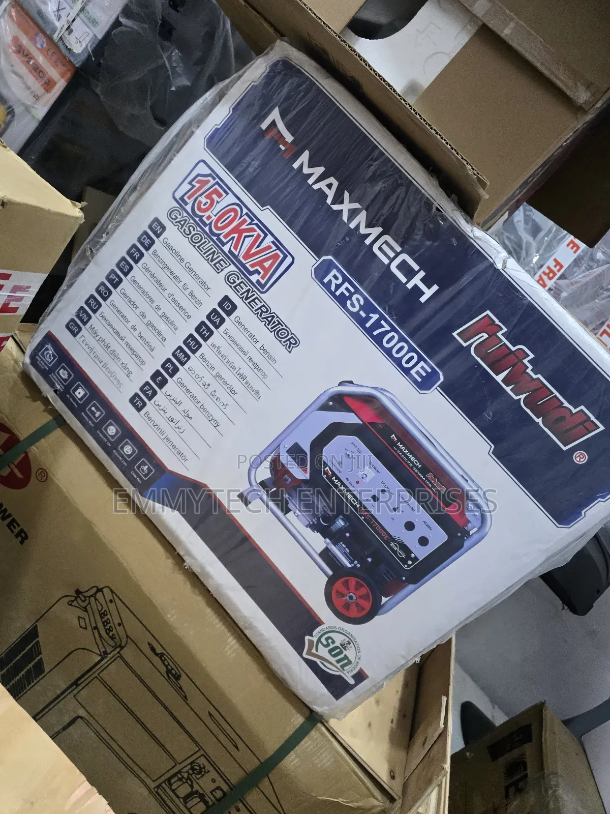 ■□Maxmech 15kva Petrol Generator 100% Copper Coil