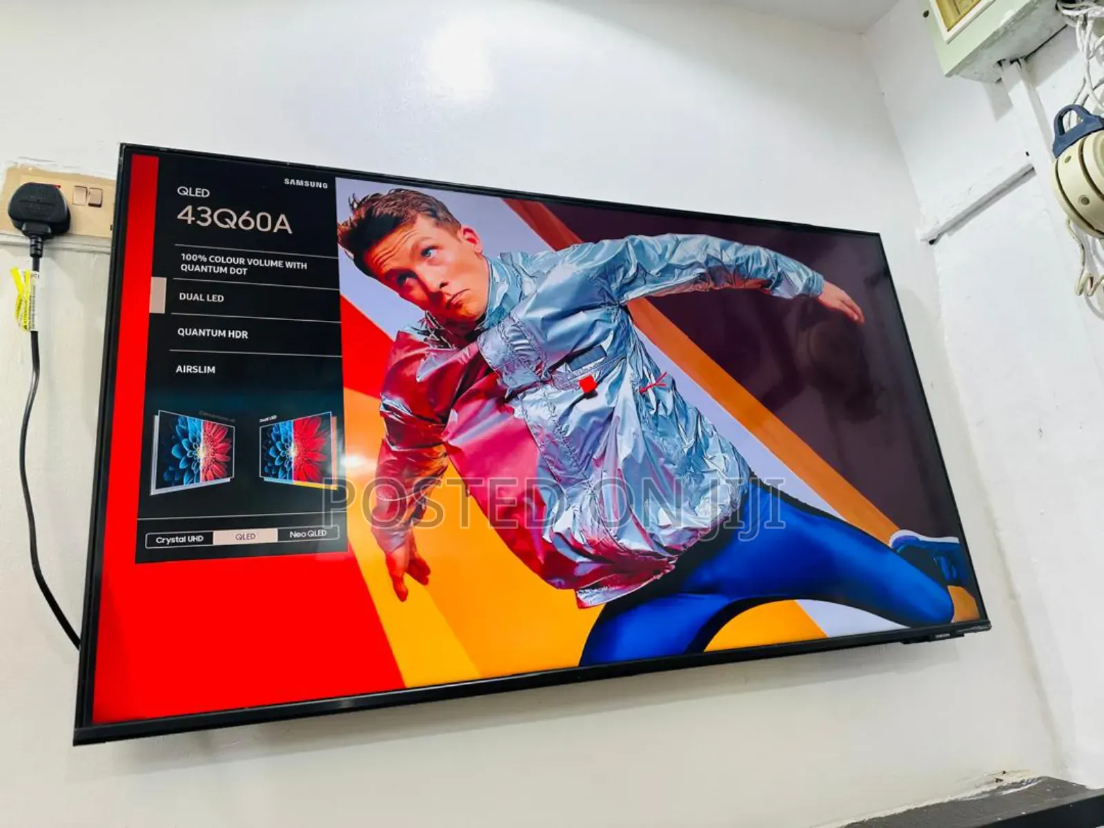 Direct Foreign Used 43 Inches Samsung Qled 43q60a Frameless Smart Tv