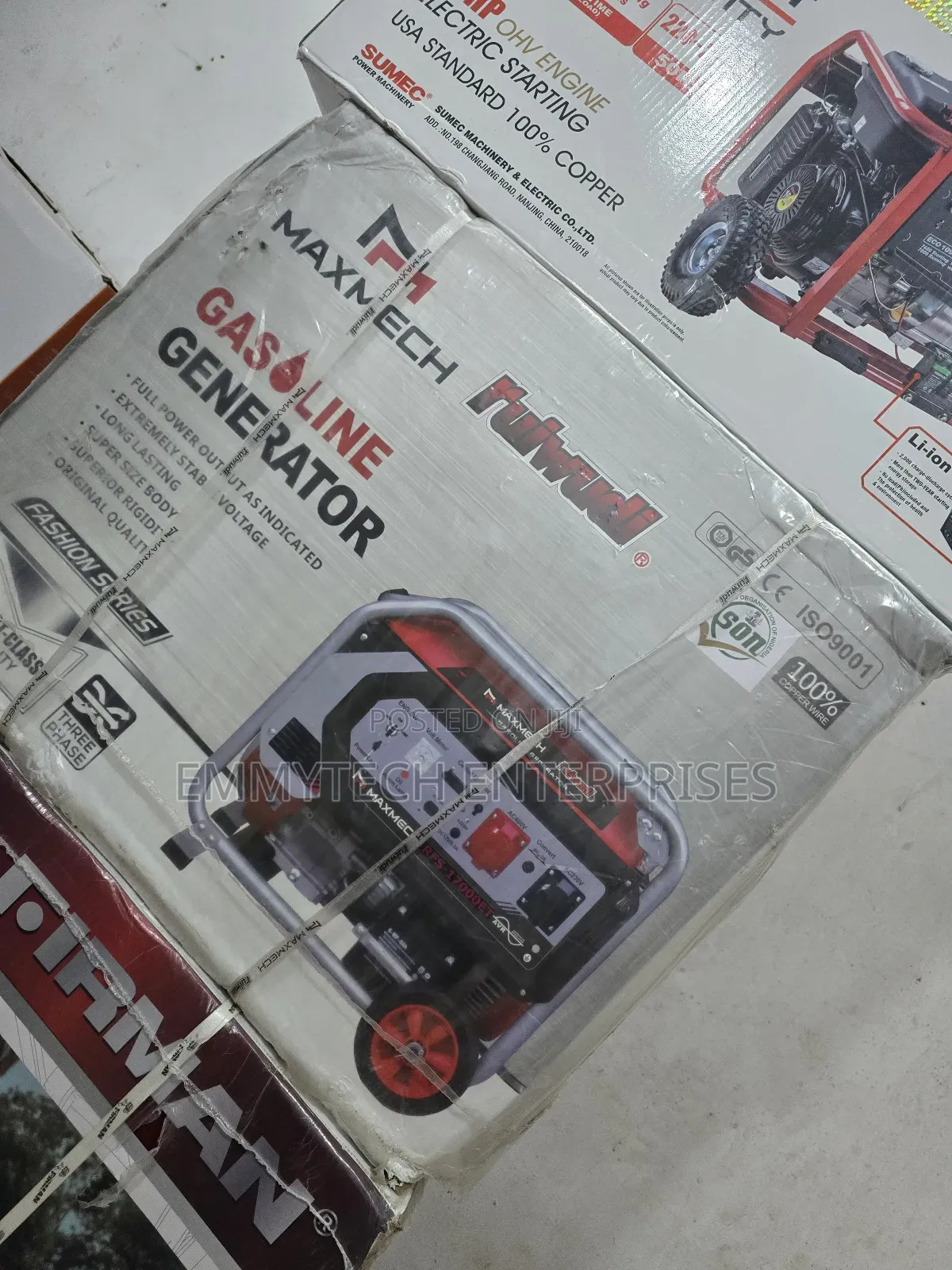 [15kva]Maxmech Three Phase Petrol Generator 100% Copper Coil