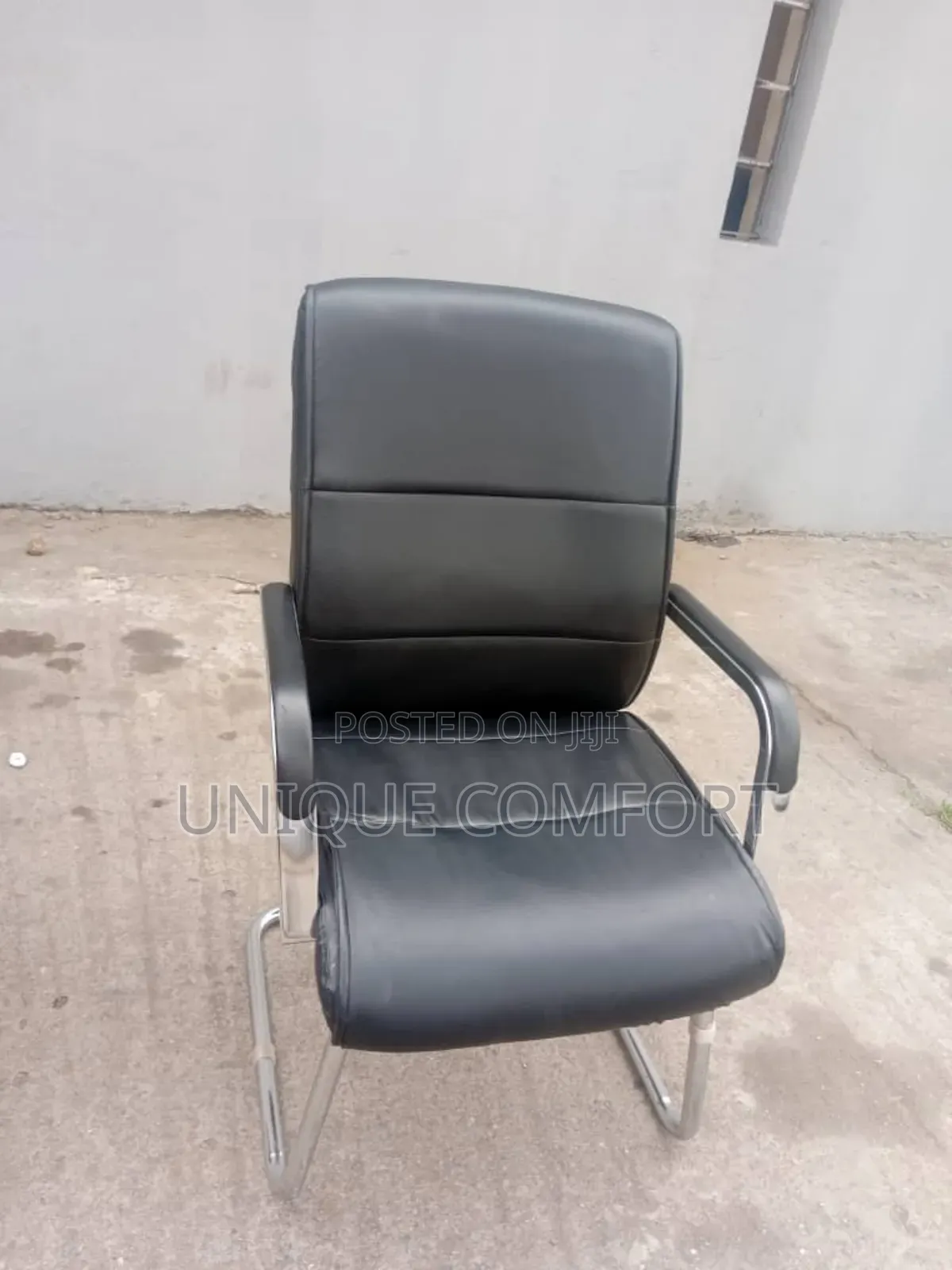 Foreign Used Full Padded Non Swivel Pastor/Visitors Chair (Each)