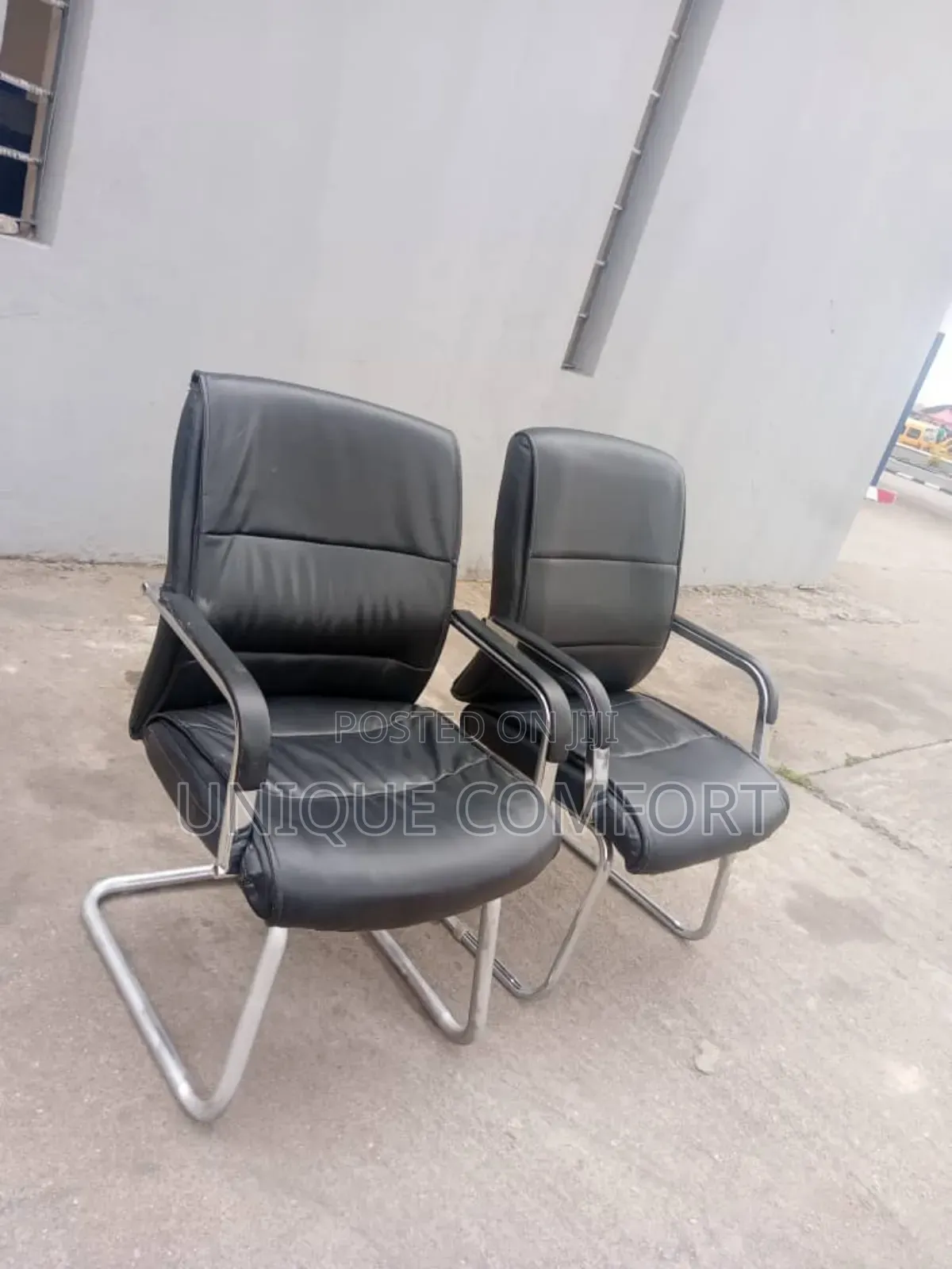 Foreign Used Full Padded Non Swivel Pastor/Visitors Chair (Each)